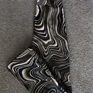 MOTEL ROCKS BROWN SWIRL PANTS